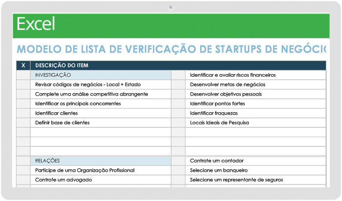 Business Startup Checklist - PT