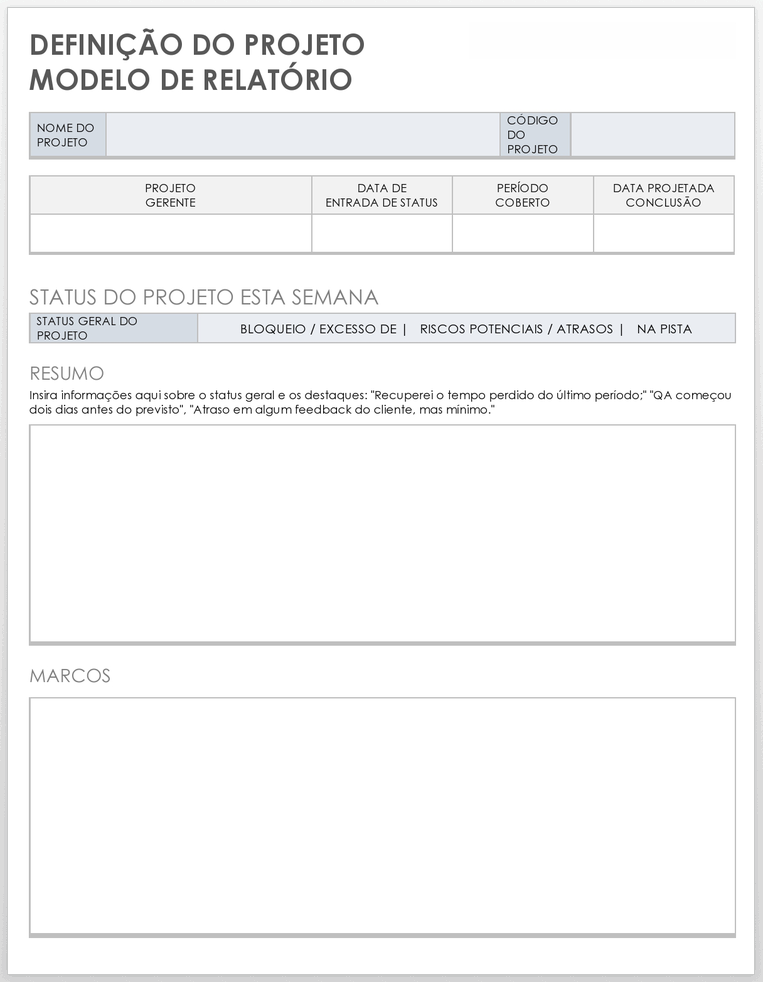 Relatório de Definição do Projeto