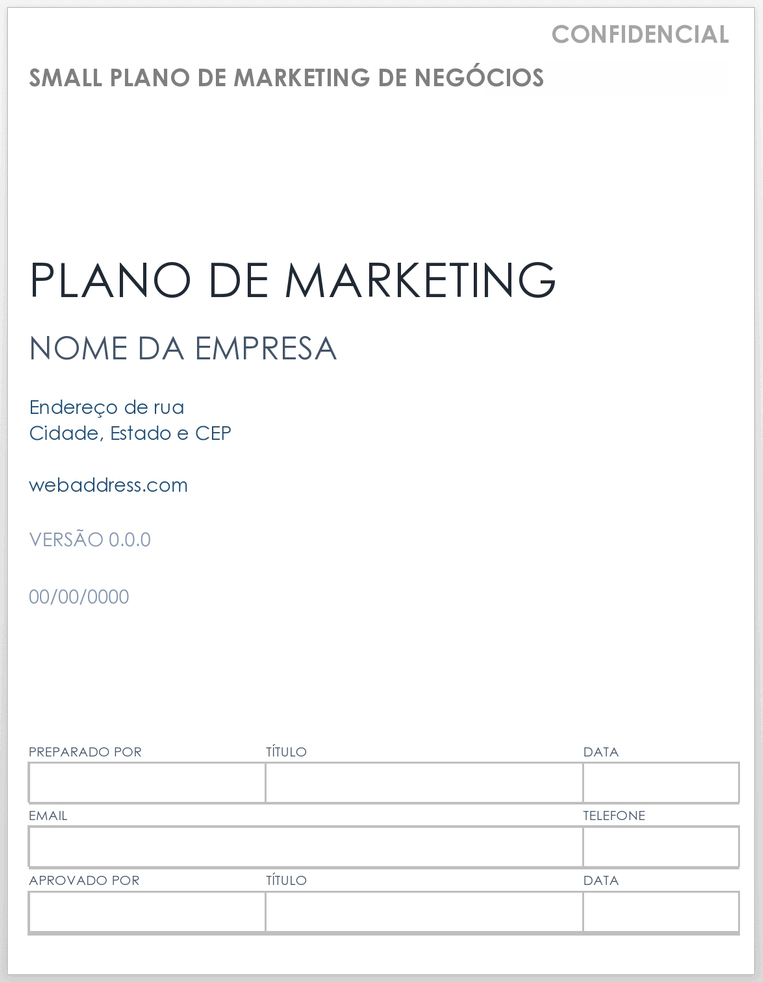 Plano de Marketing para Pequenas Empresas